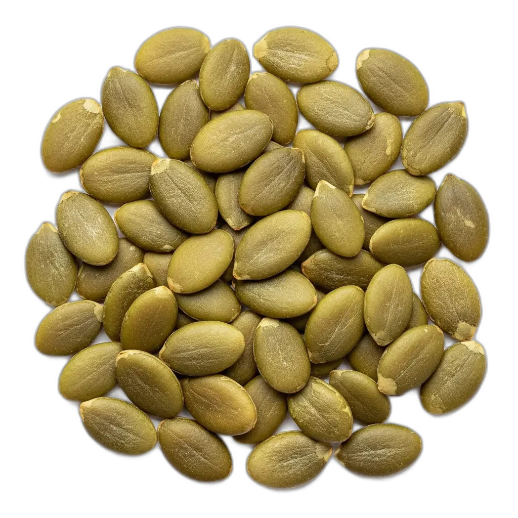 Graines de citrouille — source naturelle de nutriments.